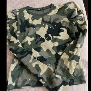 Zara Camo print shirt